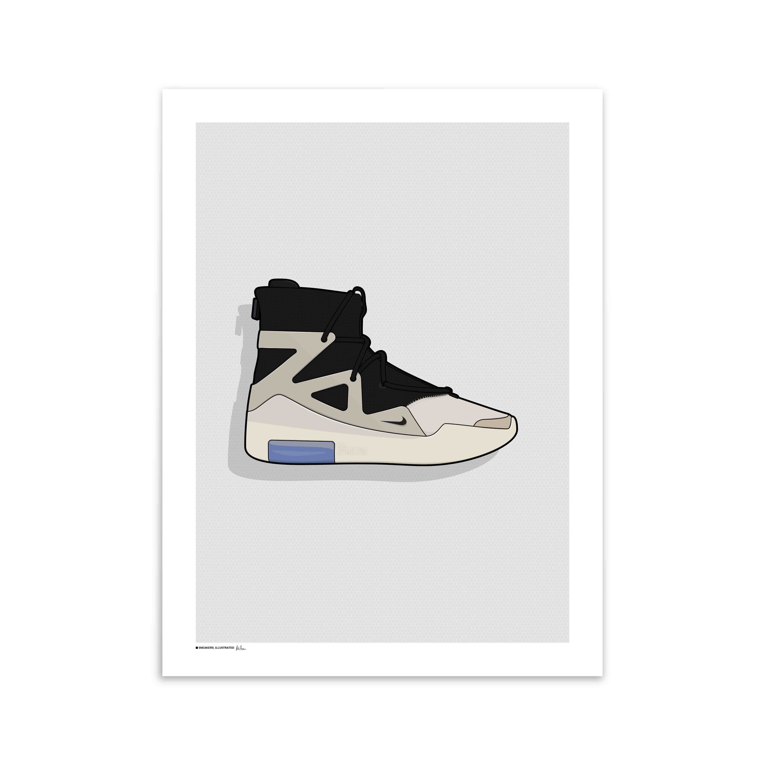 Nike Air Fear of God 1 'String' Poster — Sneakers Illustrated